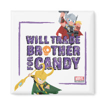 Avengers Classics | Thor & Loki Halloween Candy Magnet