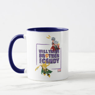 Avengers Classics   Thor & Loki Halloween Candy Mug