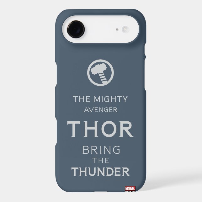Avengers Classics | Thor Typography Case-Mate Samsung Galaxy Case (Back)