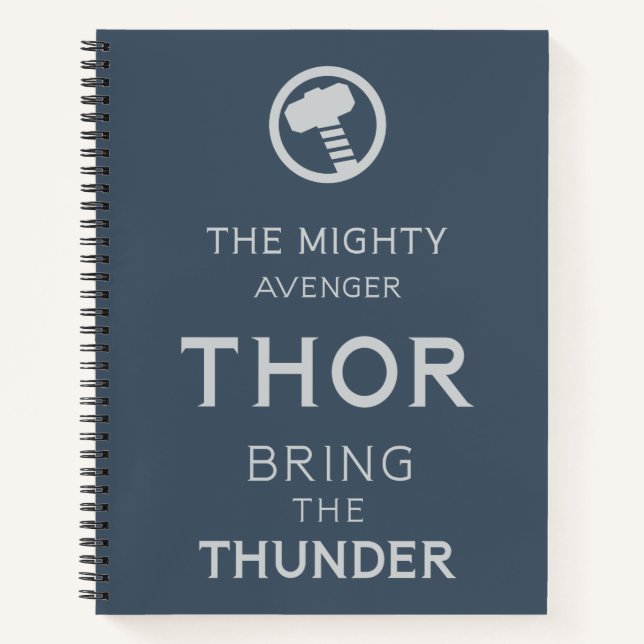 Avengers Classics | Thor Typography Notebook (Front)