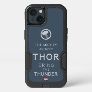 Avengers Classics Thor Typography iPhone 13 Case