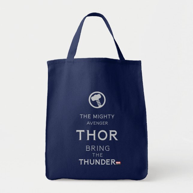 Avengers Classics | Thor Typography Tote Bag (Front)
