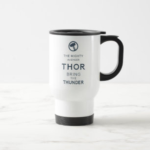 Avengers Classics   Thor Typography Travel Mug