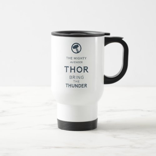 Avengers Classics  Thor Typography Travel Mug