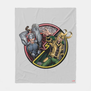 Avengers Classics   Thor Versus Loki Fleece Blanket