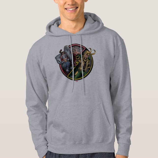 Avengers Classics | Thor Versus Loki Hoodie (Front)