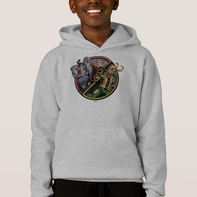 Avengers Classics | Thor Versus Loki Hoodie (Front)