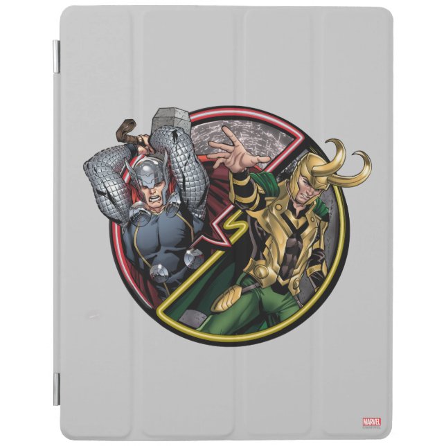 Avengers Classics | Thor Versus Loki iPad Smart Cover (Front)