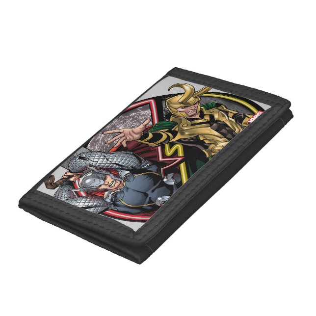 Avengers Classics | Thor Versus Loki Leather Wallet (Bottom)