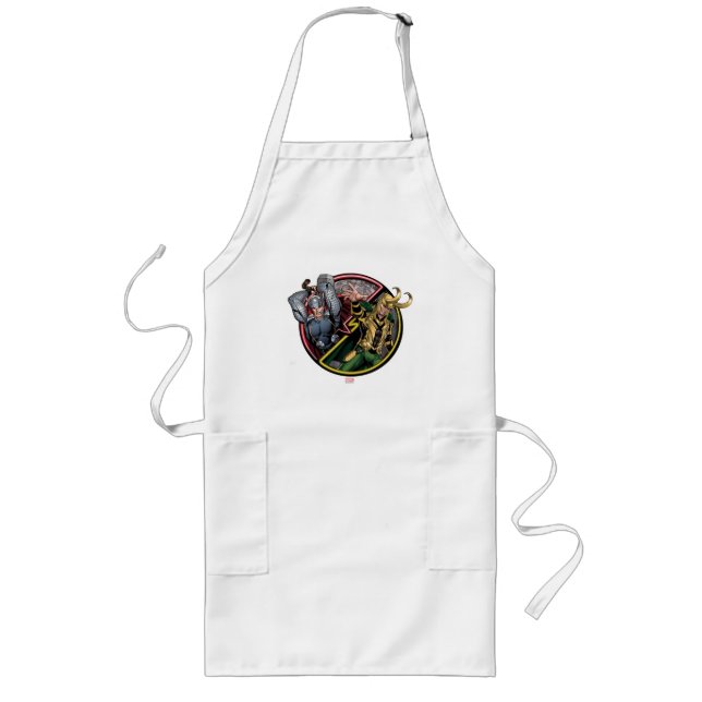 Avengers Classics | Thor Versus Loki Long Apron (Front)