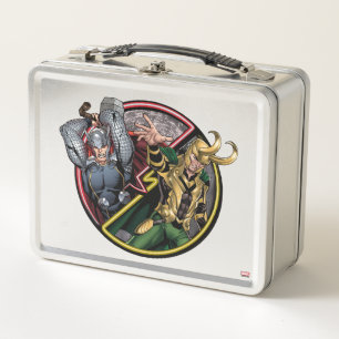 Avengers Classics Thor Versus Loki Metal Lunch Box