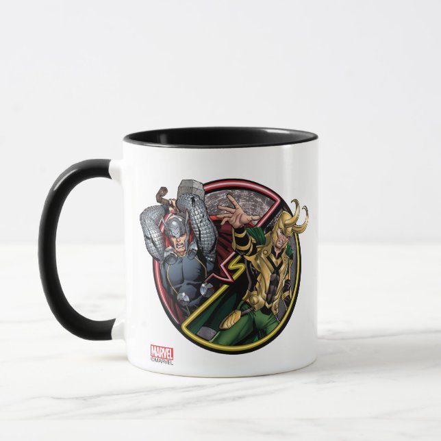 Avengers Classics | Thor Versus Loki Mug (Left)