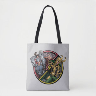 Avengers Classics Thor Versus Loki Tote Bag