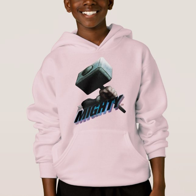 Avengers Classics | Thor's Hammer Bold Graphic Hoodie (Front)