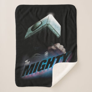 Avengers Classics   Thor's Hammer Bold Graphic Sherpa Blanket