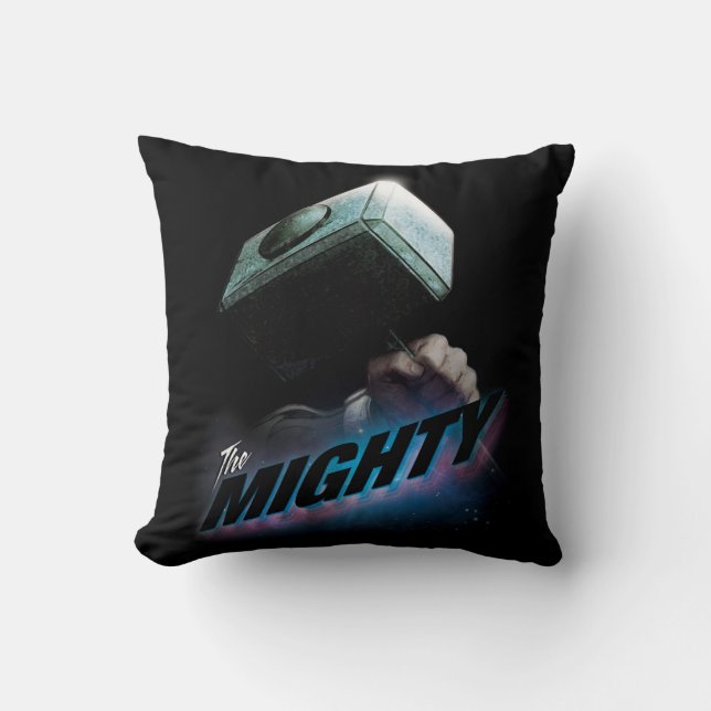 Avengers Classics | Thor's Hammer Bold Graphic Throw Pillow (Front)