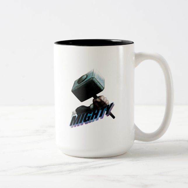 Avengers Classics | Thor's Hammer Bold Graphic Two-Tone Coffee Mug (Right)