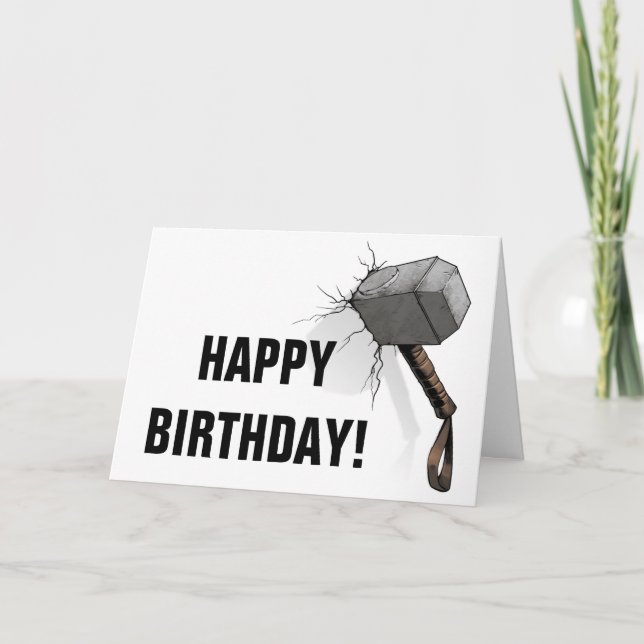 Avengers Classics | Thor's Hammer Struck Card (Front)