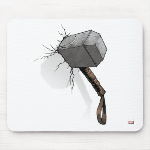 Avengers Classics Thor's Hammer Struck Mouse Pad