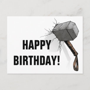 Avengers Classics   Thor's Hammer Struck Postcard