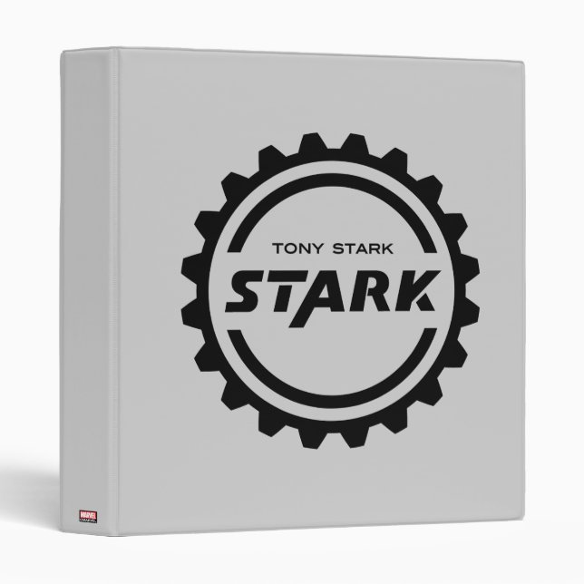 Avengers Classics | Tony Stark Gear Logo 3 Ring Binder (Front/Spine)
