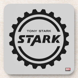 Avengers Classics   Tony Stark Gear Logo Beverage Coaster