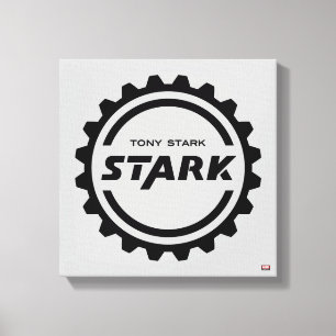 Avengers Classics   Tony Stark Gear Logo Canvas Print