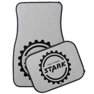 Avengers Classics Tony Stark Gear Logo Car Floor Mat