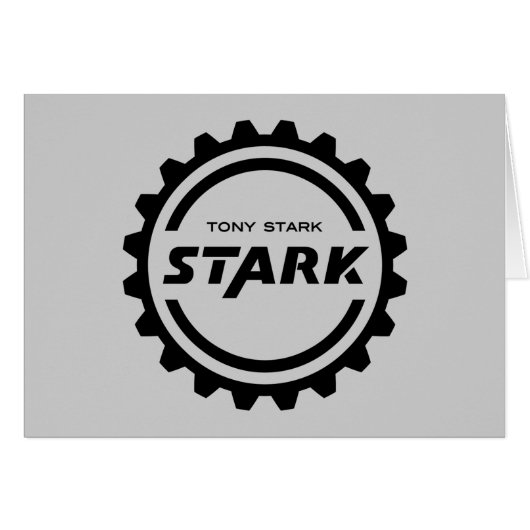 Avengers Classics | Tony Stark Gear Logo Cards (Front Horizontal)