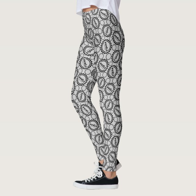 Avengers Classics | Tony Stark Gear Logo Leggings (Left)
