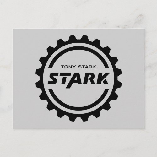 Avengers Classics  Tony Stark Gear Logo Postcard