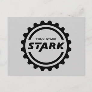 Avengers Classics Tony Stark Gear Logo Postcard