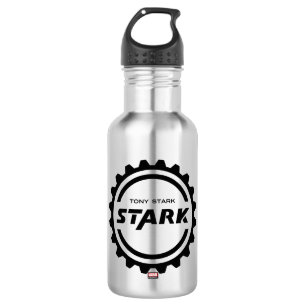 Avengers Classics Tony Stark Gear Logo Stainless Steel Water Bottle