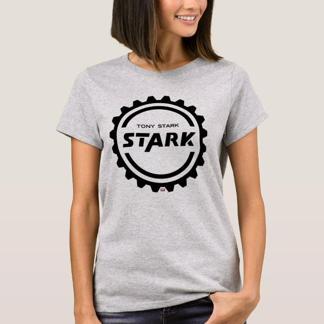 Avengers Classics | Tony Stark Gear Logo T-Shirt (Front)