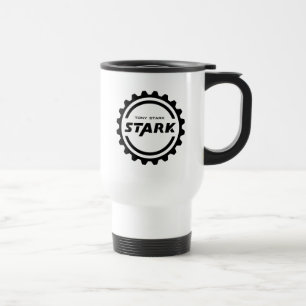 Avengers Classics   Tony Stark Gear Logo Travel Mug