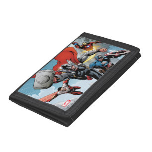 Avengers Classics Traversing Through Snowy Mount Trifold Wallet