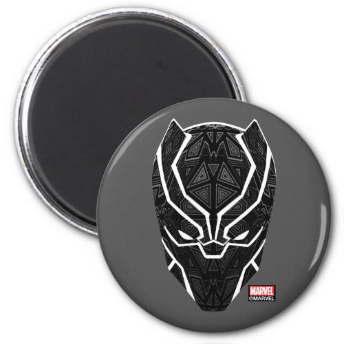 Avengers Classics  Tribal Black Panther Head Magnet