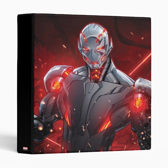 Avengers Classics | Ultron Destruction Mode 3 Ring Binder (Front/Spine)