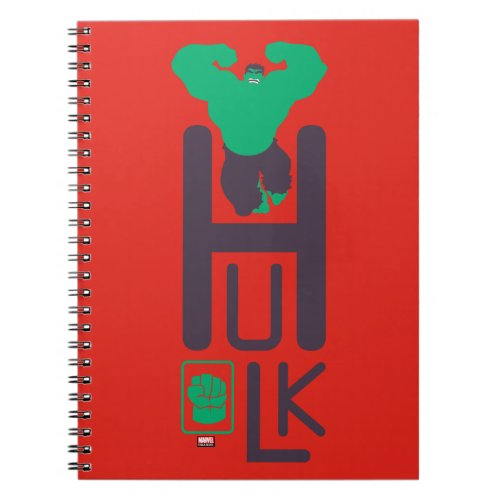 Avengers Classics  Vertical Hulk Name Graphic Notebook