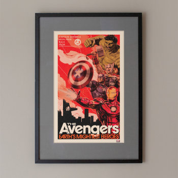 Avengers Classics | Vintage "the Avengers" Art Poster by avengersclassics at Zazzle