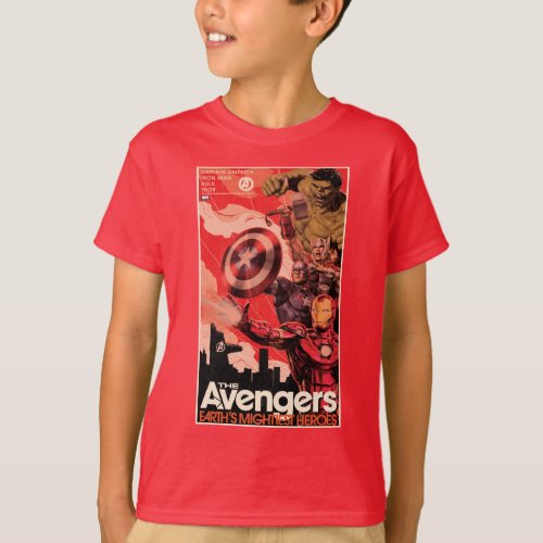 Avengers Classics  Vintage The Avengers Art T_Shirt