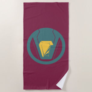 Avengers Classics   Vision Icon Beach Towel