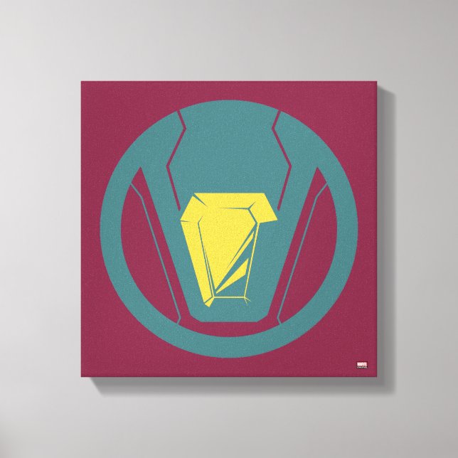 Avengers Classics | Vision Icon Canvas Print (Front)