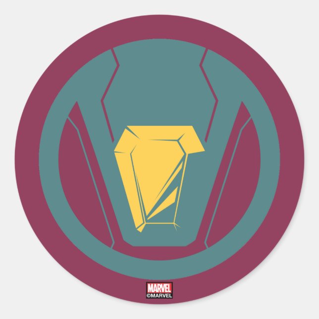 Avengers Classics | Vision Icon Classic Round Sticker (Front)