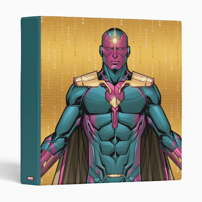 Avengers Classics | Vision Levitating 3 Ring Binder (Front/Spine)