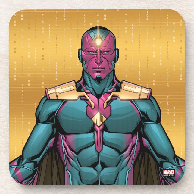 Avengers Classics | Vision Levitating Beverage Coaster (Front)