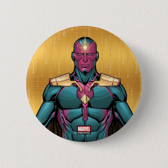Avengers Classics | Vision Levitating Button (Front)