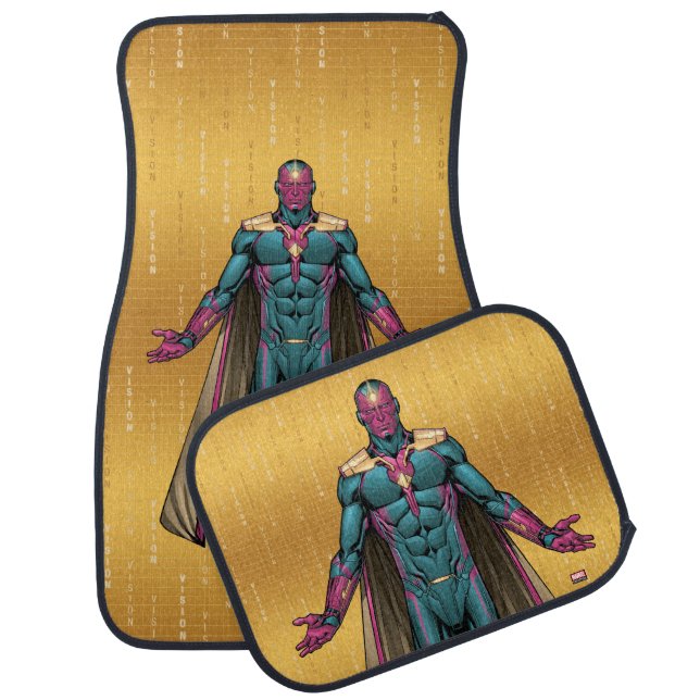 Avengers Classics | Vision Levitating Car Floor Mat (Set)