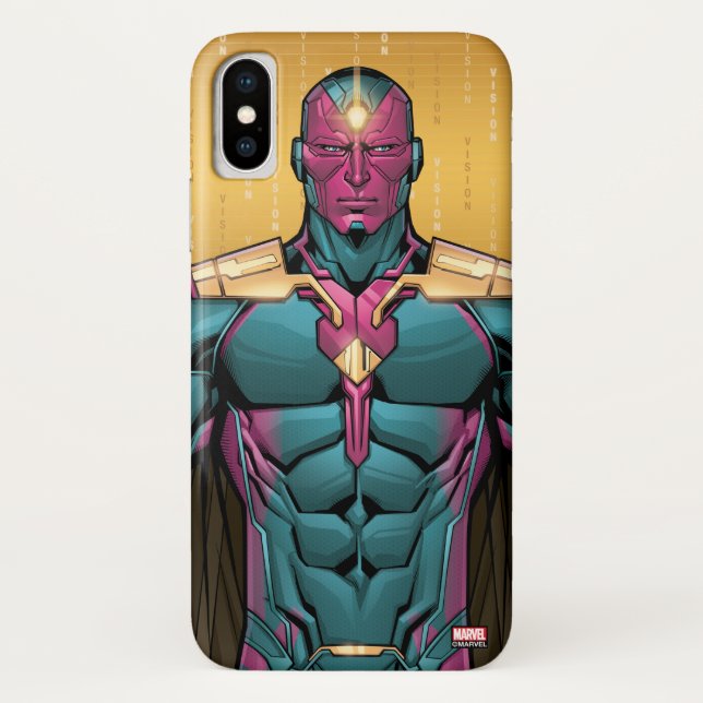 Avengers Classics | Vision Levitating Case-Mate iPhone Case (Back)