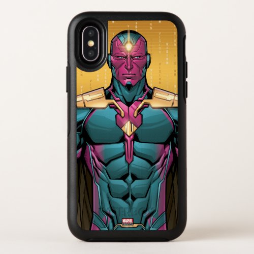 Avengers Classics  Vision Levitating OtterBox Symmetry iPhone X Case